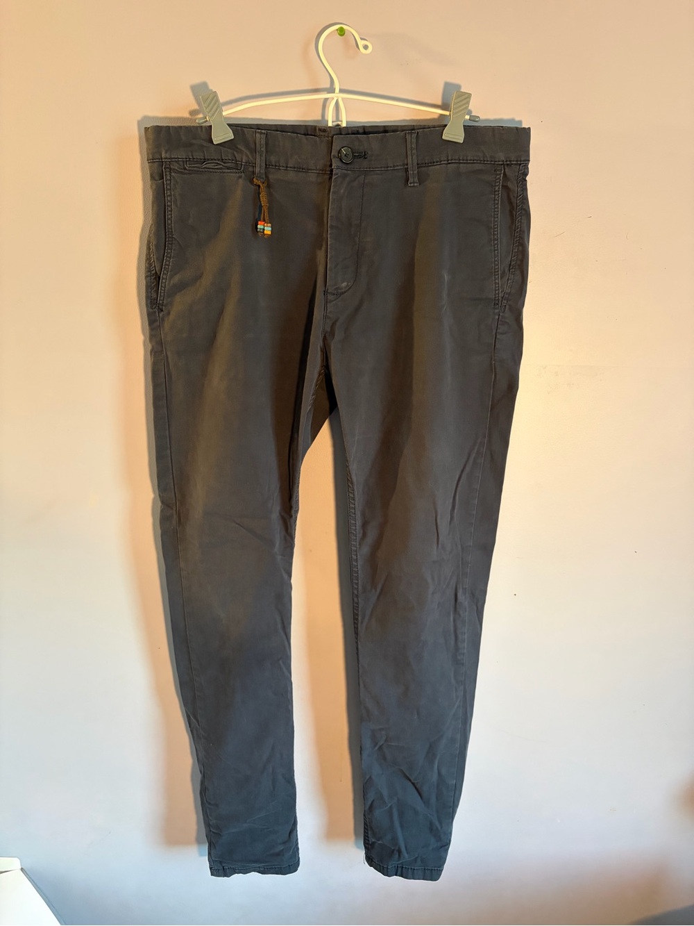 Zara Men's Gray Slim Chino Pants